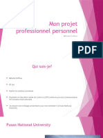 Mon Projet Professionel Personnel