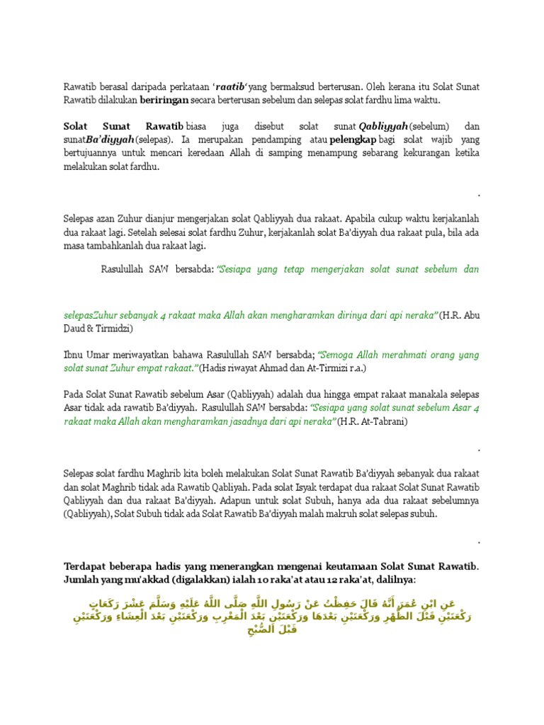 Ada Berapa Rakaat Shalat Subuh
