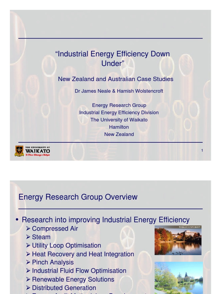 Industrial Energy Efficiency Insights | PDF | Efficient Energy Use ...