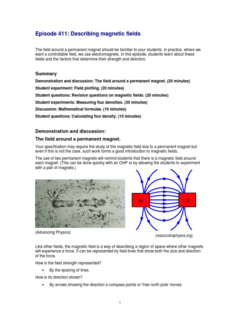 Understanding Magnetic Fields | PDF | Magnetic Field | Electric Current