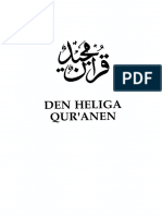 Holy Quran Swedish