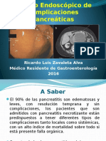 Manejo Endoscópico Complicaciones Pancreáticas