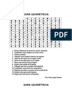 Sopa Geométrica