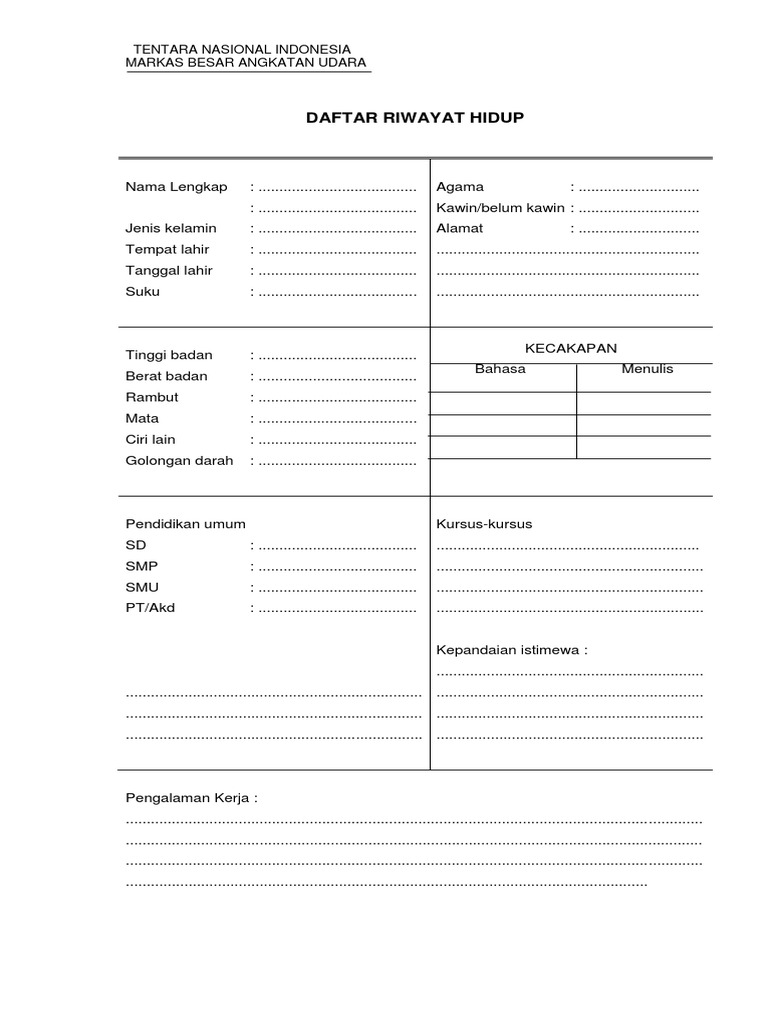 Blanko Adm PDF | PDF
