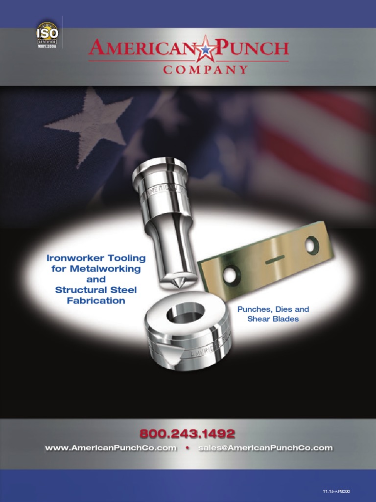 Ironworker Tooling Guide for Metal Fabrication | PDF | Machine Tool | Knife
