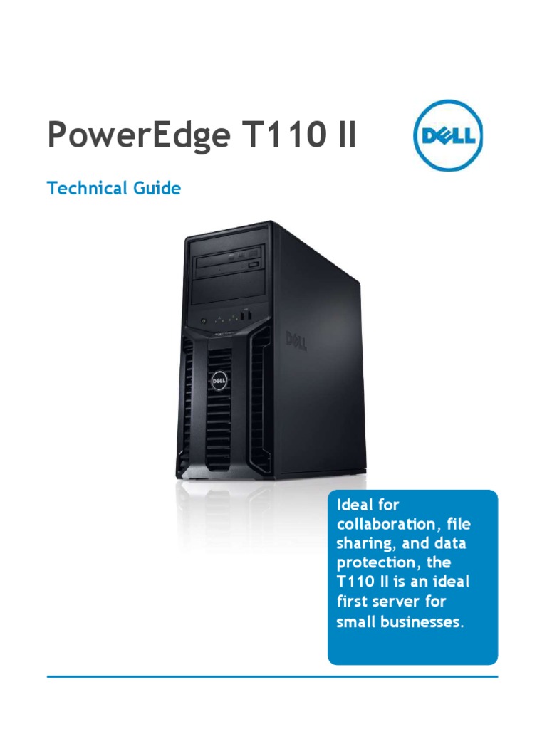 Dell PowerEdge T110 II | PDF | Digital Electronics | Computer