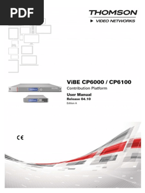 Vibe Cp6000 Usermanual V04 10 Eda Pdf Codec Booting