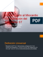 Infarto Agudo Al Miocardio Con Elevación Del Segmento ST: Dra. Marilyn Méndez R1UMQ Dra. Laura Chávez R2UMQ