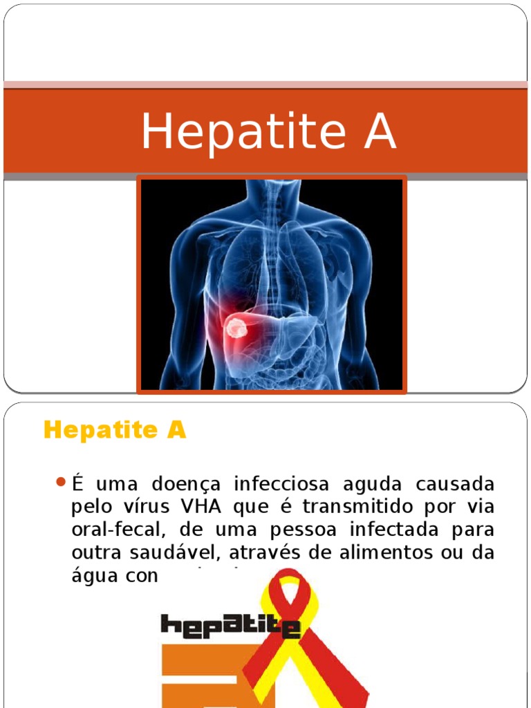 Hepatite A | PDF | Hepatite | Ciências da Saúde