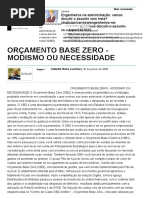 Orçamento Base Zero - Modismo Ou Necessidade - Artigos - Negócios - Administradores