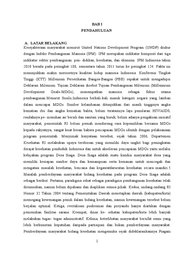 Makalah Pemberdayaan Masyarakat