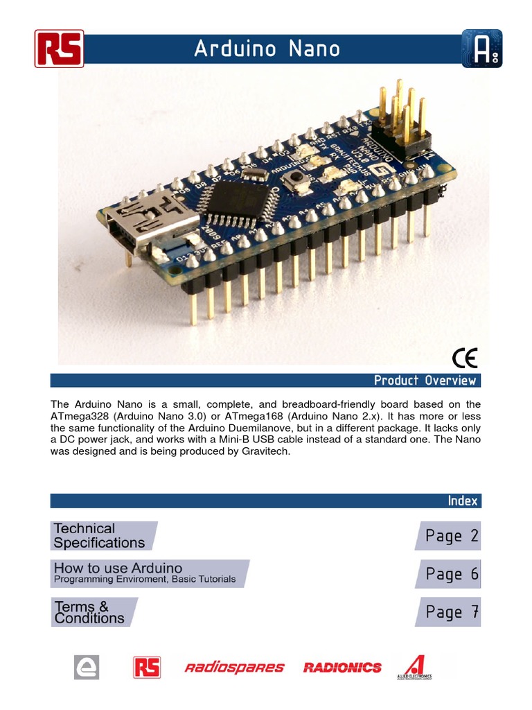 Pinout Nano arduino.pdf | Arduino | Computer Hardware ...
