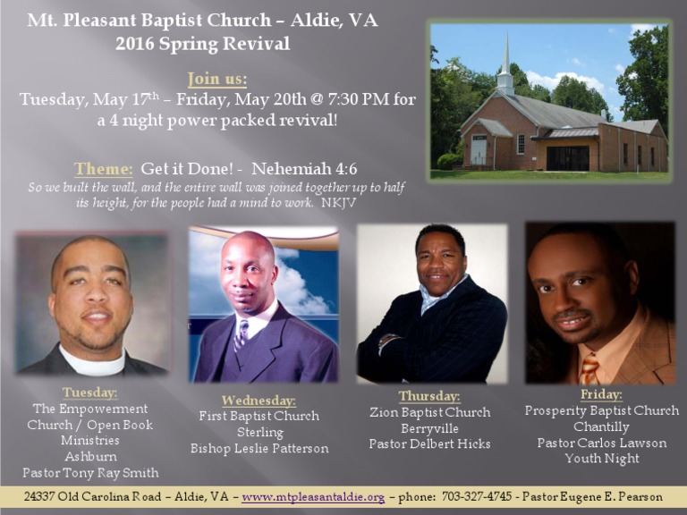 Spring Revival for Church Community | PDF