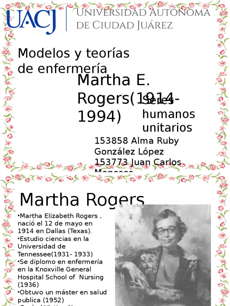 Martha Rogers | PDF | Science | Ciencia cognitiva