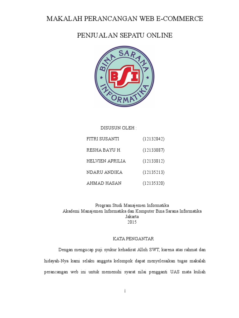 Makalah Perancangan Web E Commerce