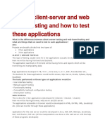 What Is Client-Server and Web Based Testing and How To Test These Applications