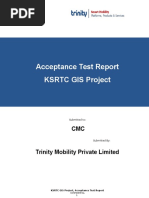 KSRTC Acceptance Test Report