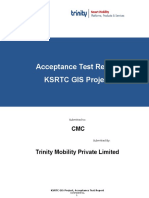 KSRTC Acceptance Test Report