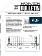 IB47 Masonry Starter Bars