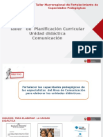 Unidad DIDACTICA DE COMUNICACION