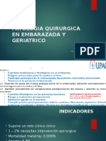 Patologia Quirurgica en Embarazada y Geriatrico