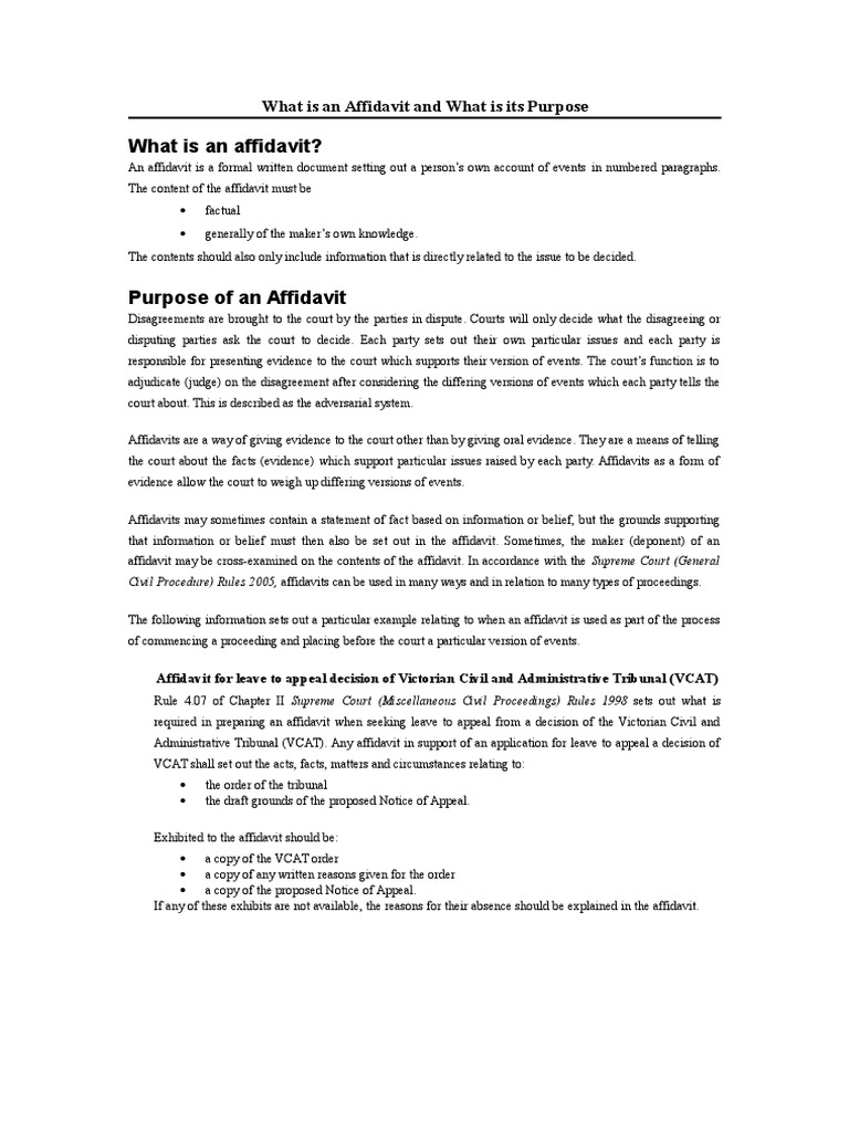 WHAT IS AN AFFIDAVIT MEAN visual data 2