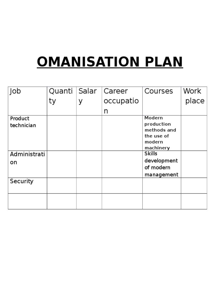 Omanisation Plan for Workforce Development | PDF