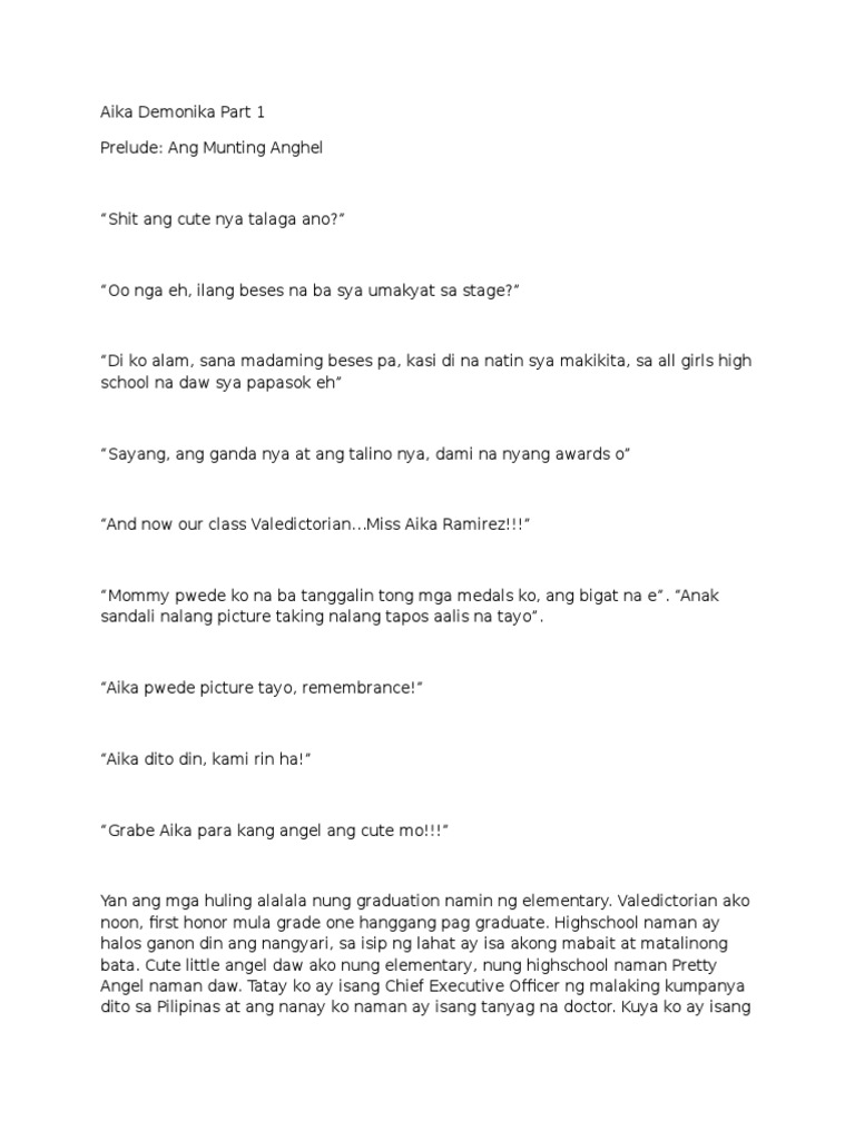 Aika Demonika Part 1 | PDF