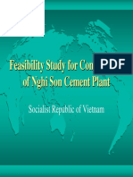 Feasibility Study For Construction of Nghi Son Cement Plant