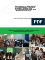 Avaliação de Política Pública o ProInfo e Sua Gestão No Município de Parnamirim (2009-2012)