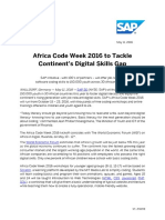 Africa Code Week 2016 To Tackle Continent's Digital Skills Gap