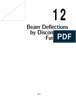 Beam de Ections by Discontinuity Functions