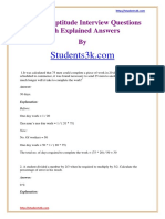 General Aptitude Questions With Explained Answers [Www.students3k.com]