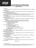 Cs 6304 Analog and Digital Communication 2 Marks and 16 Marks Questions and Answers 2 Marks Unit 1