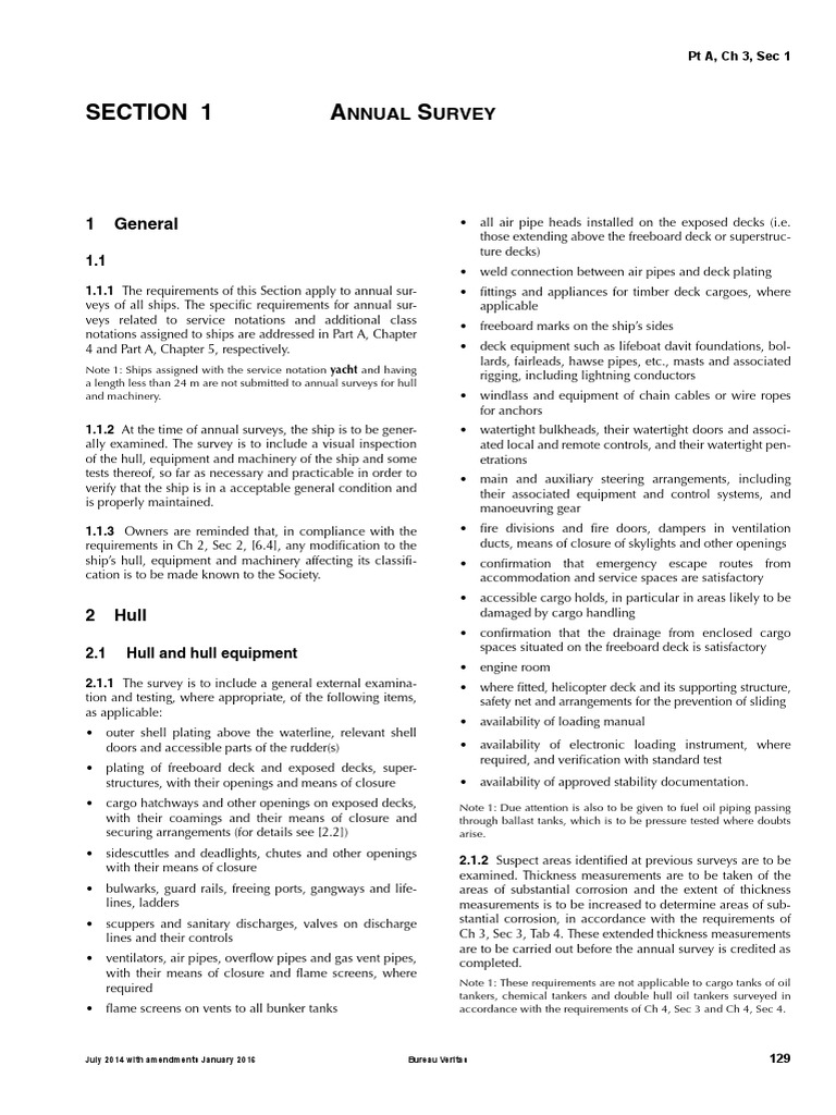 Bureau Veritas Rules Ships 3 | PDF | Fire Sprinkler System | Deck (Ship)