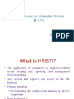 Human Resource Information System (HRIS) : Rajiv Kumar