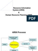 Human Resource Information System (HRIS) & Human Resource Planning (HRP)