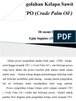 Presentasi Proses Pengolahan Kelapa Sawit Menjadi CPO (Crude