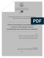 Criação de Comunidade No Teatro Contemporâneo PDF