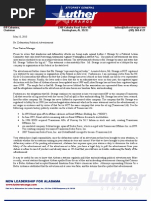 Cease and Desist Letter.