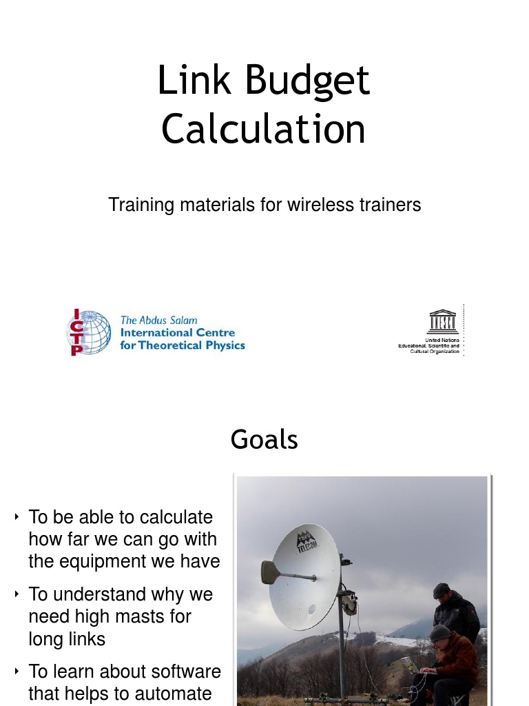 Link Budget Calculation PDF | PDF | Decibel | Radio