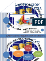 Clasificación Presupuestaria de Panamá Taller 5