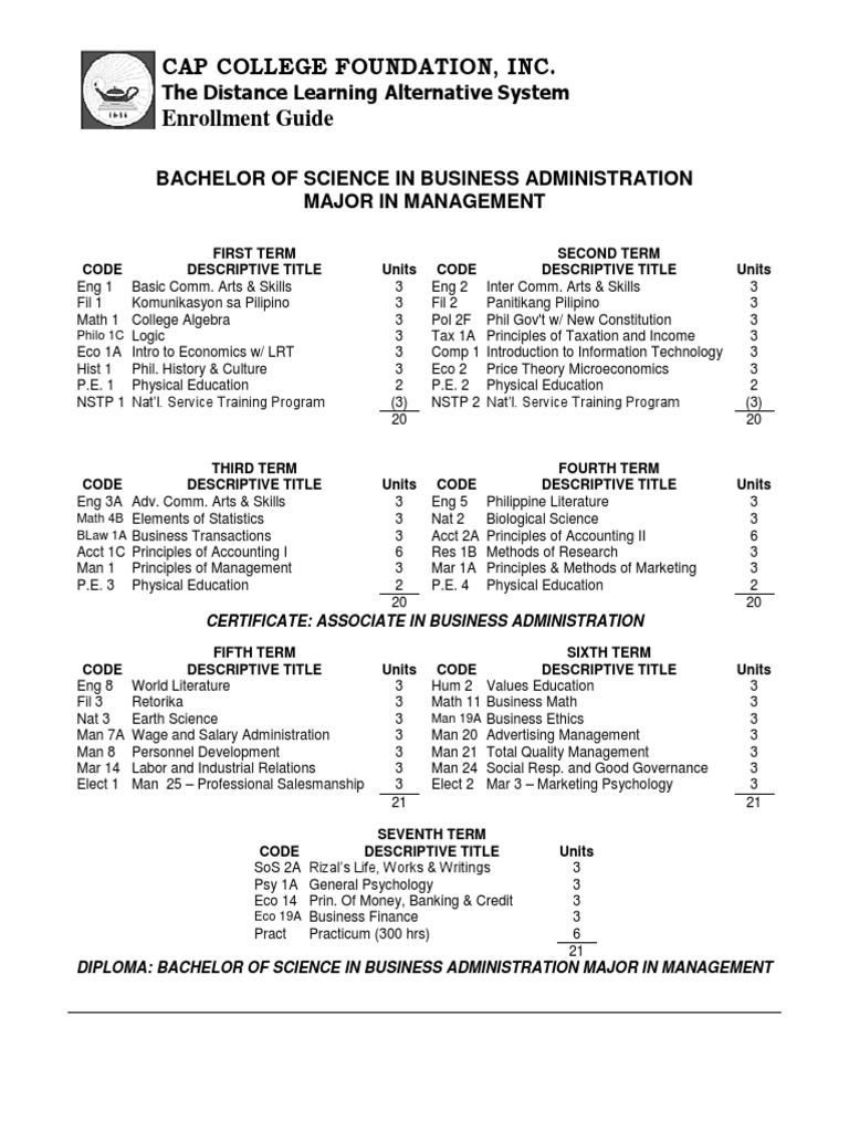 CAP College Foundation Enrollment Guide | PDF