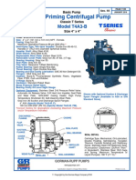 Self Priming Centrifugal Pump: Model T4A3 B