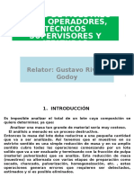 Curso de Muestreo Para Operadores, Técnicos, Supervisores y Jefaturas - Julio 2015