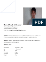 Michael Angelo V. Macaalay: Malabago, Calasiao, Pangasinan Contact Number: 09101574388