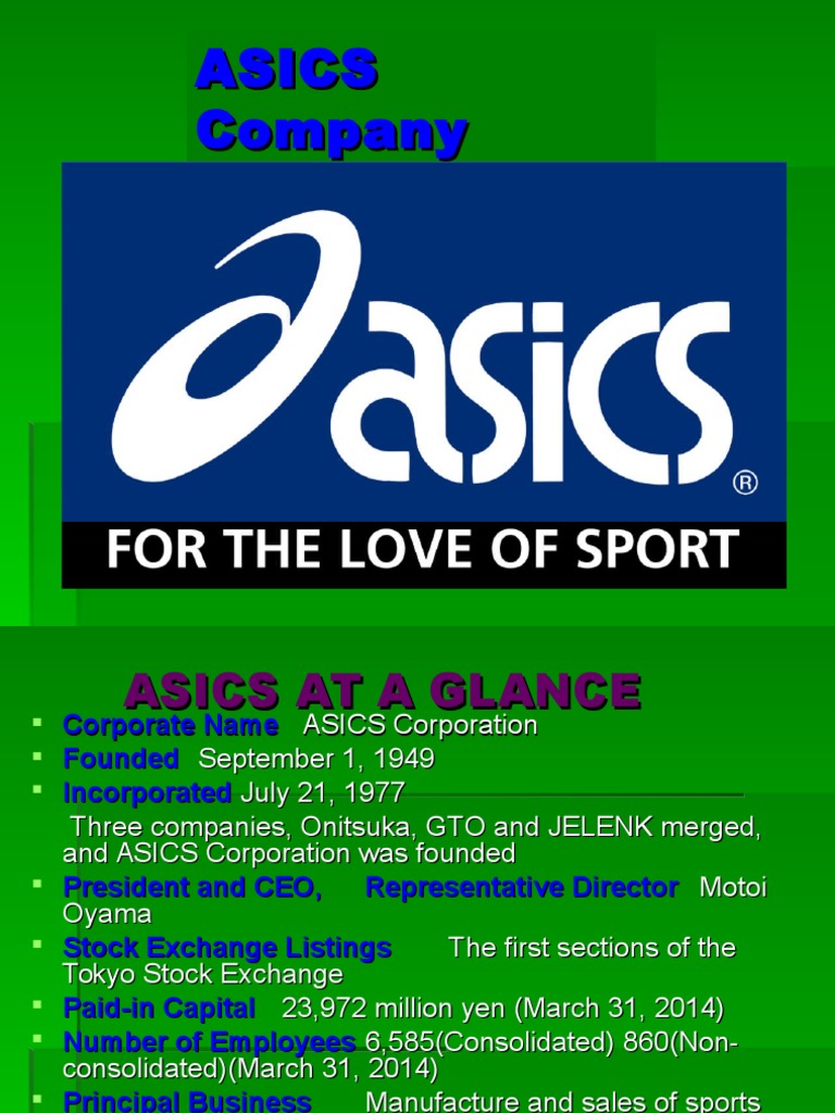 asics company which country