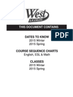 West LA College - 8.3 2015 Winter & 8.4 2015 Spring - Schedule