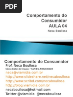 PUB5AN PUB6AN - Comportamento do Consumidor AULA 04