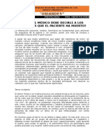 Cómo El Médico Debe Decirle A Los Familiares Que El Paciente Ha Muerto